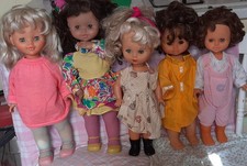 LOTTO BAMBOLE VINTAGE DOLLS