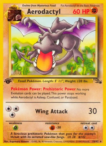 Aerodactyl pokemon - aerodactyl,