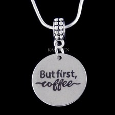 Ma Primo Caffè Collana ~ Cappuccino Espresso Latte Amante Mamma Barista Gioielli