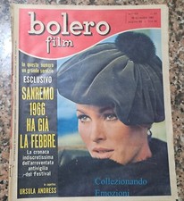 Bolero Film n.973 del 1965-Ursula Andress-Sanremo 1966-Gino Bramieri-testi