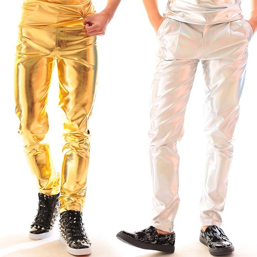 Pantaloni pelle lucida wet - pantaloni,