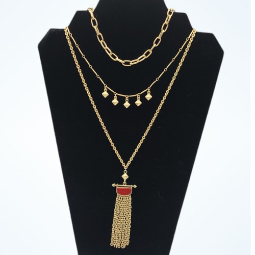 Jardin gold layered red - jardin,