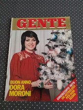 RIVISTA SETTIMANALE GENTE DORA MORONI  NUMERO 1 GENNAIO 1979 EDITORE RUSCONI 