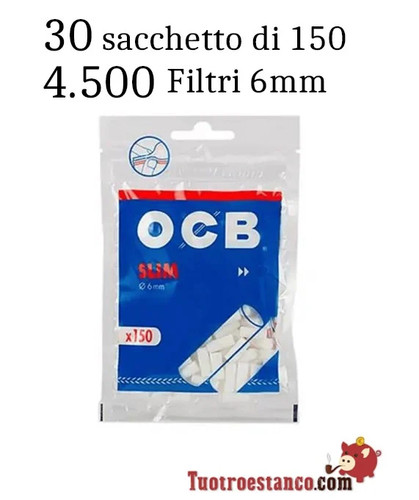 Bustine filtri ocb - 30,