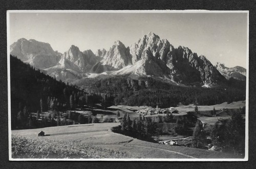 Cartolina cima sappada - sappada, monte