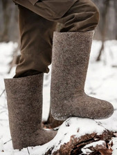 Stivali uomo in feltro in lana