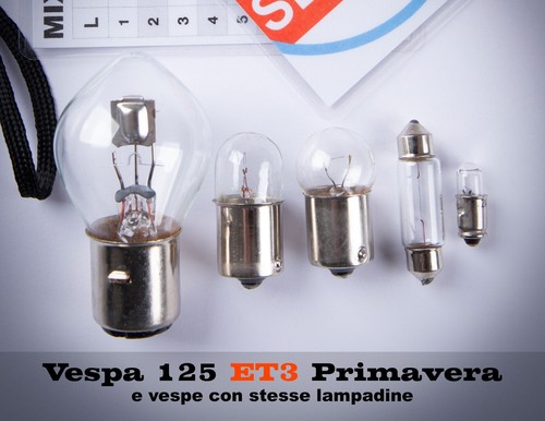 Lampada lampadina vespa 125 - lampada,
