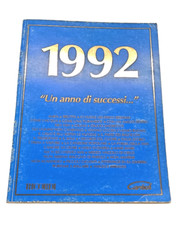 1992 Un Anno di Successi Raccolta Spartiti 32 Brani Linea Melodica Testo Italia