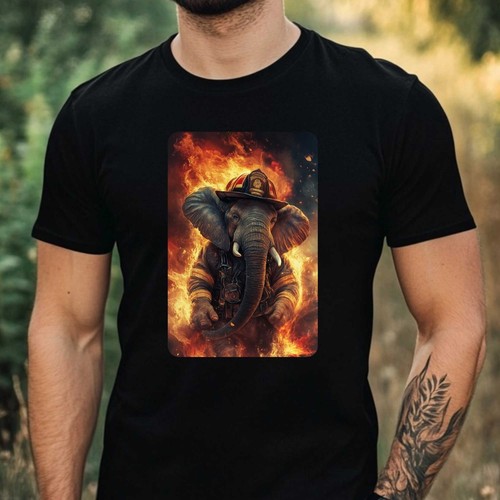 Shirt uomo elefante come - t-shirt,