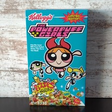 Powerpuff girls cereal box - powerpuff,