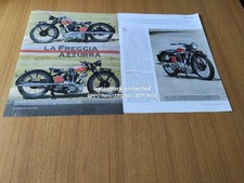 MOTO BIANCHI W500 MOTORCYCLE DATI TECNICI CARATTERISTICHE EPOCA