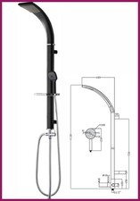 colonna doccia senza