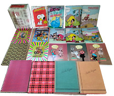 Lotto 28 Quaderni Vintage Anni 60-70-80 Pigna Jacovitti Andy-Capp Snoopy NUOVI