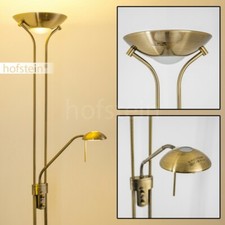 LED Piantana metallo ottone
