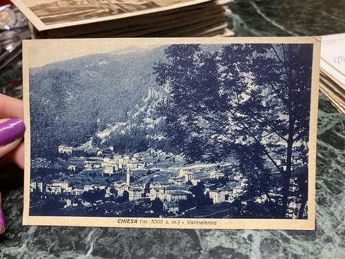 Cartolina chiesa valmalenco - cartolina,