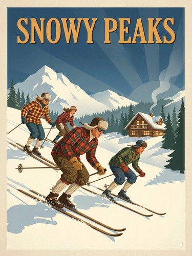 Poster sci vintage - poster, nelle