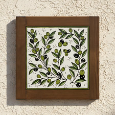 Piastrella ceramica ramo
