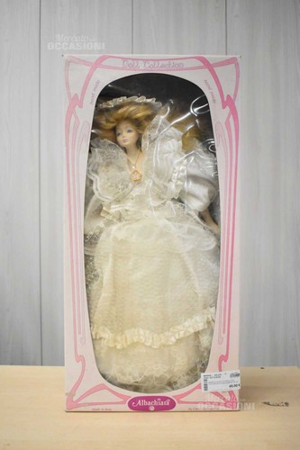 Bambola sposa porcellana - sposa, in