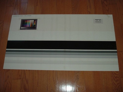Foglio calibrazione scanner - di,