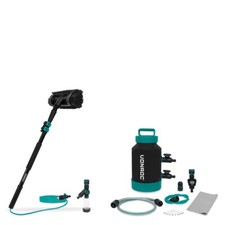 Spazzola telescopica da 1,80 m e addolcitore d'acqua - Set completo VONROC