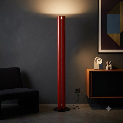 Lampada megaron rossa design - rossa,