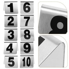 Numeri da tavolo in metallo da