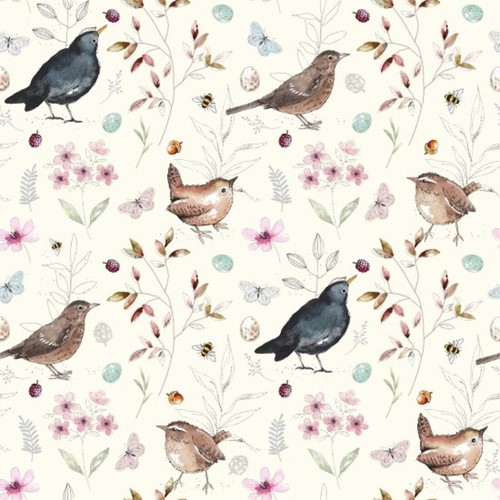 Tessuto nutex birdsong - -,