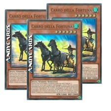 3x CARRO DELLA FORTUNA • (Fortune Chariot) • Super R • SHVA IT005 • YUGIOH!