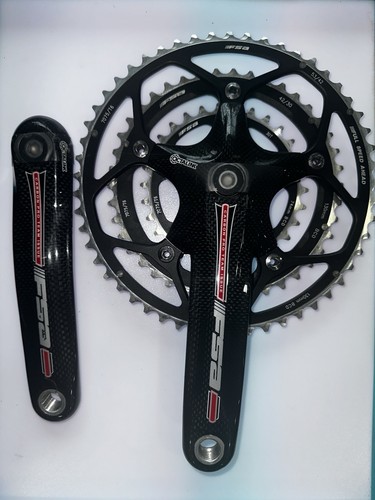 Guarnitura fsa carbon pro team - guarnitura,