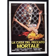 manifesto LA CASA DEL PECCATO MORTALE sharp eshley penhaligon sheila sexy M380