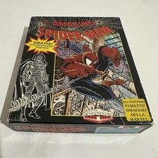 The Amazing Spider-Man Amiga 500 Empire 1990 completo di fumetto