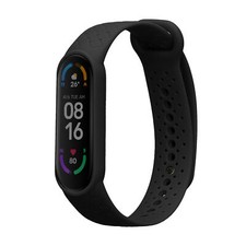 Cinturino per Xiaomi Mi Smart Band 6 Mi Band 6 Band 5 silicone fibbia tracker 