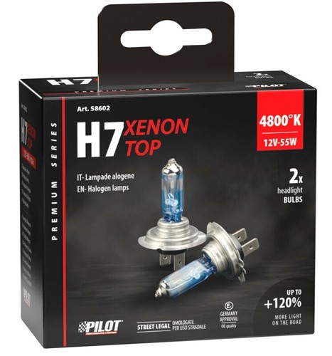 Lampadine alogene 12v - h7, 55w