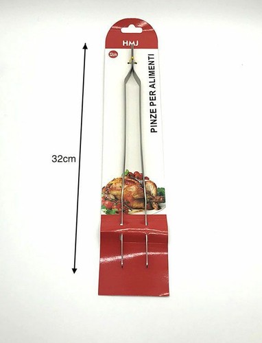 Pinza acciaio inox pasta - acciaio,