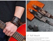 BRACCIALE IN CUOIO CON FIBBIA