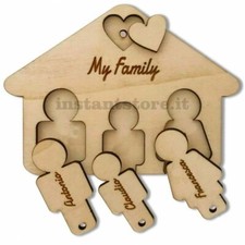 Portachiavi in legno