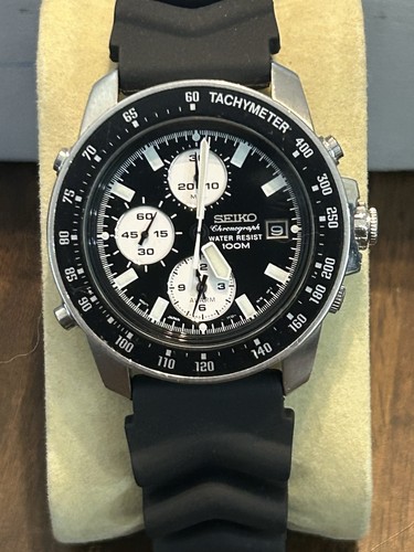 Seiko reverse panda 7t32 7h00 - reverse, 7t32-7h00