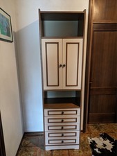 Libreria/armadio legno 213×60×40 stile classico, ottime condizioni