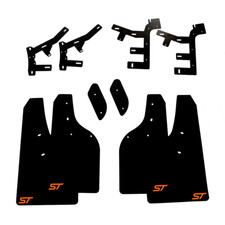 Ford Fiesta Mk7 7.5 ST180 Parafanghi Nero Arancione S. Logo 4mm PVC Rally