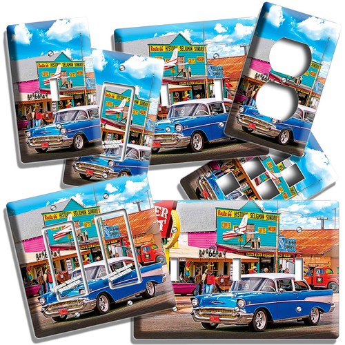 Retro blu auto storica - auto,