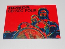 HONDA CB 500 FOUR DEPLIANT BROCHURE PROSPEKT MOTO (L36)
