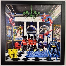 Quadro serigrafia ritoccata