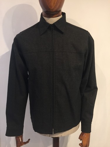 Zara veste laine grise homme - laine,