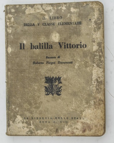 Libro elementare balilla - libro, il