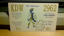 Cartolina qsl kdw 2962 - cartolina, kdw-2962