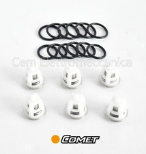 Kit 6 valvole + o-ring per pompa idropulitrice COMET serie ZWD - FW - FWS - FWD 