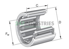 SCE128 INA 19,05 x 25,4 x 12,7