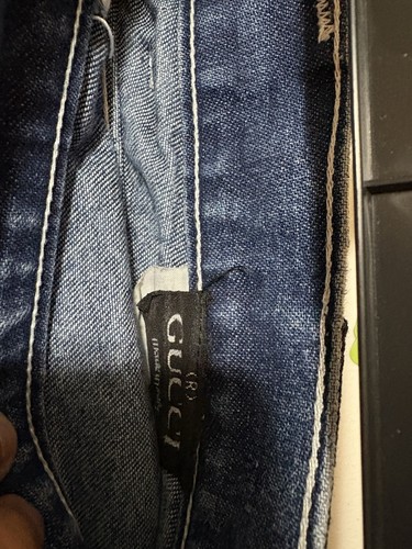 Jeans uomo gucci blu denim - blu,