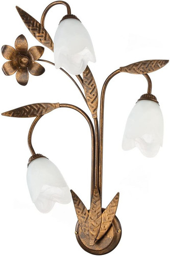 Forgiata applique 3 luci - -,