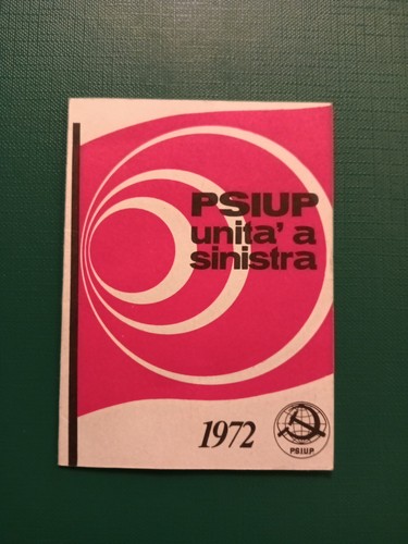 Tessera partito socialista - tessera,